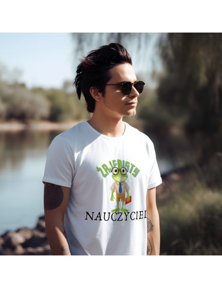 KOSZULKA MĘSKA Żajebisty nauczyciel