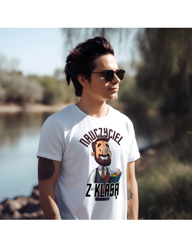 KOSZULKA MĘSKA Nauczyciel z klasą