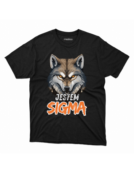 KOSZULKA MĘSKA Jestem sigma wilk