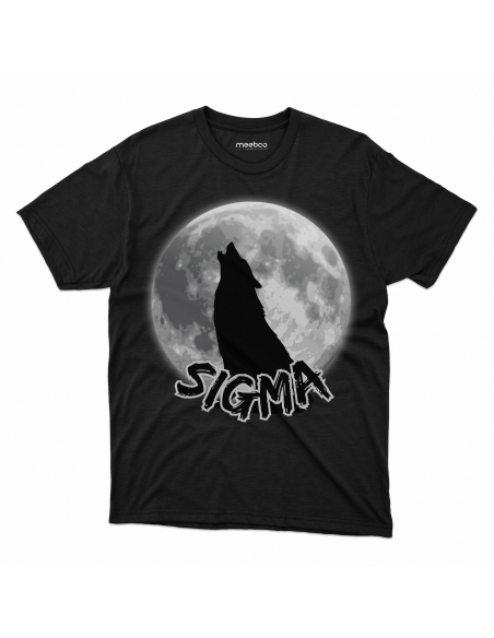 KOSZULKA MĘSKA Sigma wilk i księżyc