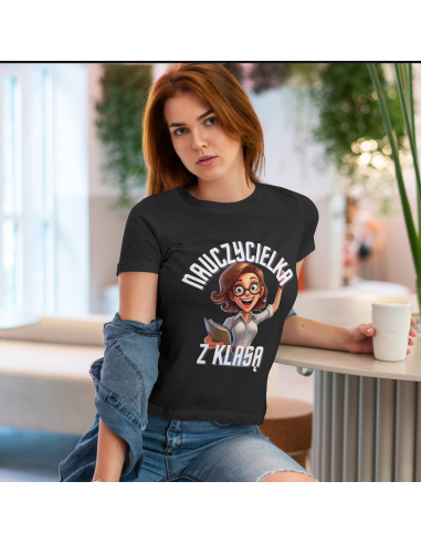 KOSZULKA DAMSKA Nauczycielka z klasą