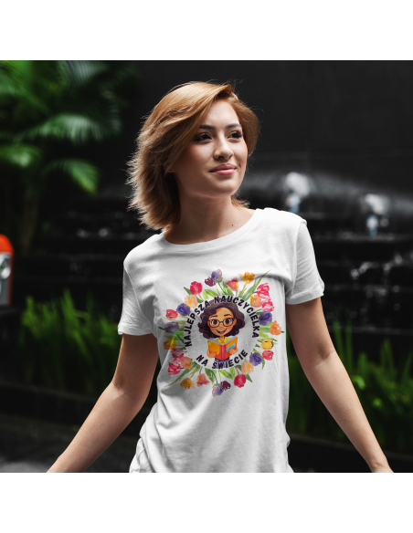 KOSZULKA DAMSKA Najlepsza nauczycielka na świecie