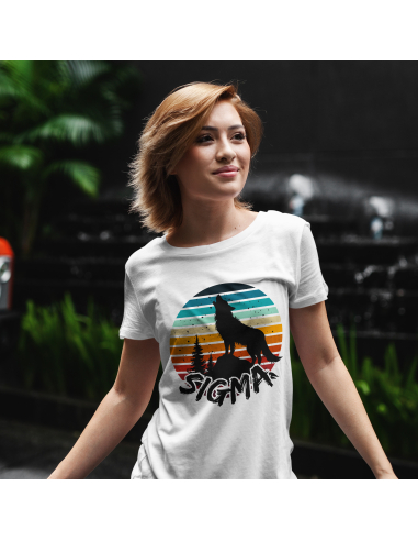 KOSZULKA DAMSKA Sigma wilk