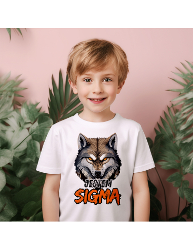 Koszulka DZIECIĘCA Jestem sigma wilk