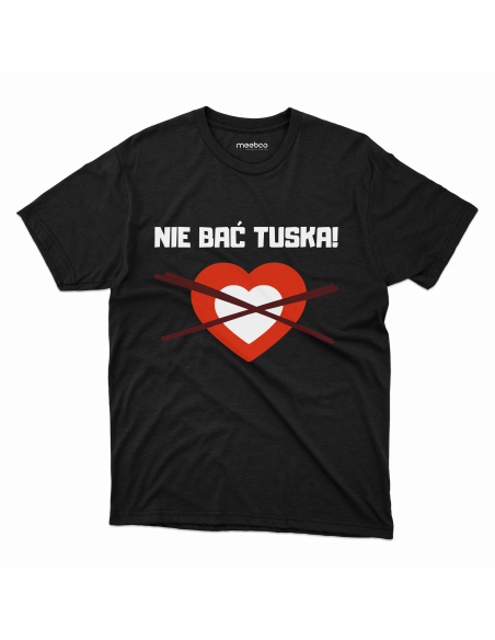KOSZULKA MĘSKA Nie bać tuska serduszko