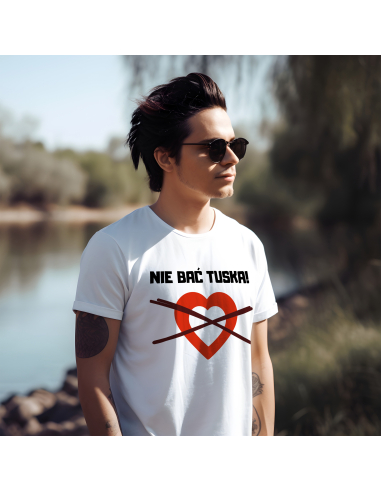 KOSZULKA MĘSKA Nie bać tuska serduszko