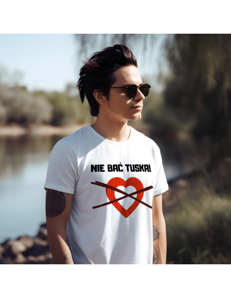 KOSZULKA MĘSKA Nie bać tuska serduszko