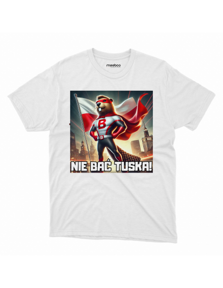 KOSZULKA MĘSKA Bóbr nie bać tuska