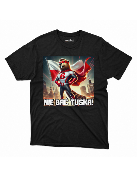 KOSZULKA MĘSKA Bóbr nie bać tuska