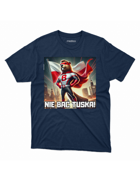 KOSZULKA MĘSKA Bóbr nie bać tuska