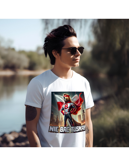 KOSZULKA MĘSKA Bóbr nie bać tuska