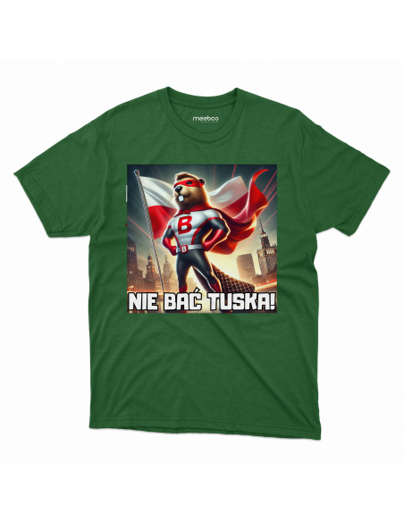 KOSZULKA MĘSKA Bóbr nie bać tuska