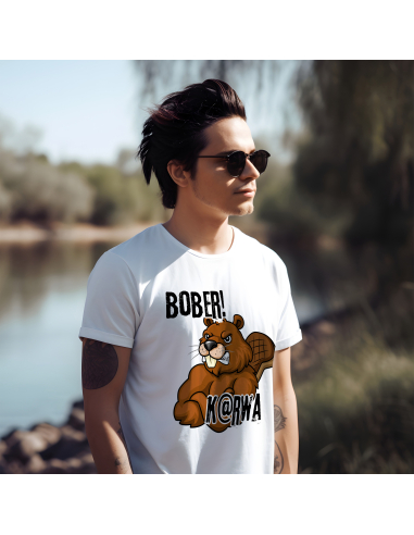 KOSZULKA MĘSKA Bober k@rwa