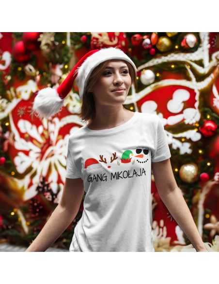 KOSZULKA DAMSKA Gang mikołaja