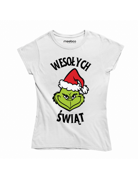 KOSZULKA DAMSKA Grinch - Wesołych świąt