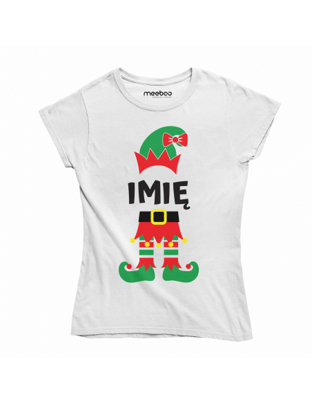 KOSZULKA DAMSKA Elf + Twoje imię