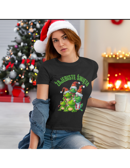 KOSZULKA DAMSKA Żajebiste święta