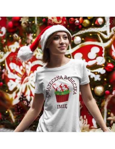 KOSZULKA DAMSKA Świąteczna babeczka +...
