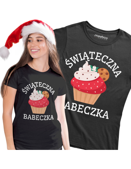 KOSZULKA DAMSKA Świąteczna babeczka