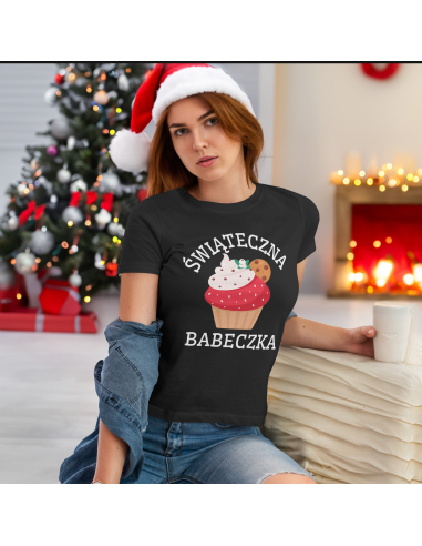 KOSZULKA DAMSKA Świąteczna babeczka