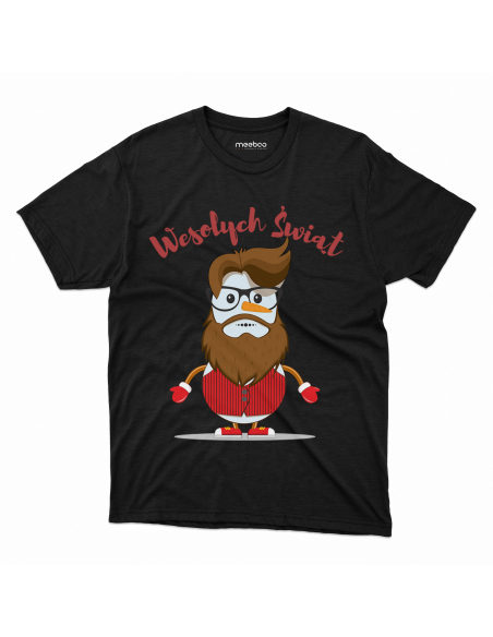 KOSZULKA DZIECIĘCA Wesołych świąt bałwan z brodą
