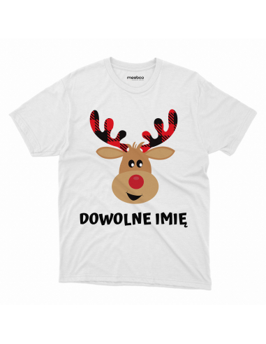 KOSZULKA DZIECIĘCA Renifer + Twoje imię