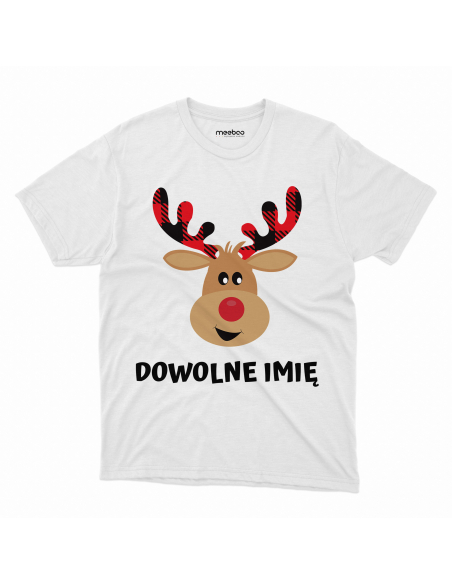 KOSZULKA DZIECIĘCA Renifer + Twoje imię