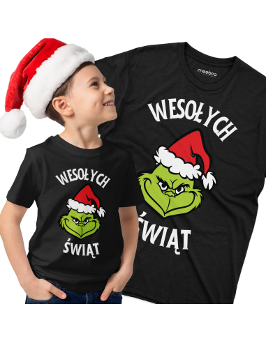 KOSZULKA DZIECIĘCA Grinch - Wesołych świąt