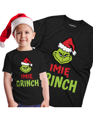 KOSZULKA DZIECIĘCA Grinch + Twoje imię