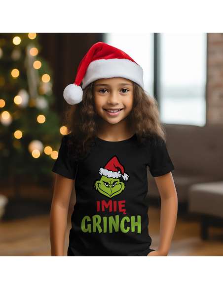 KOSZULKA DZIECIĘCA Grinch + Twoje imię