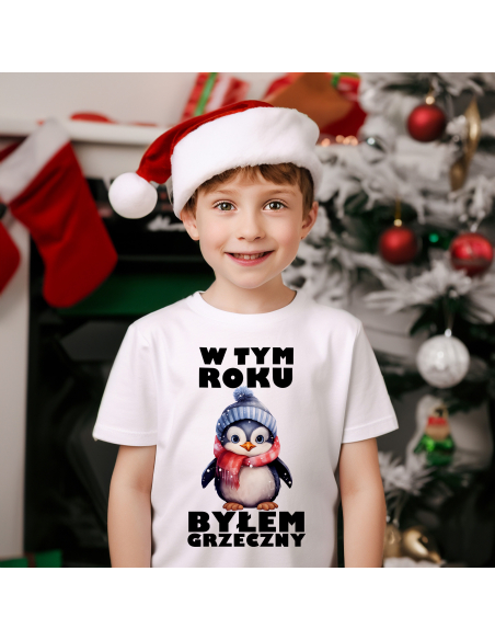KOSZULKA DZIECIĘCA W tym roku byłem grzeczny