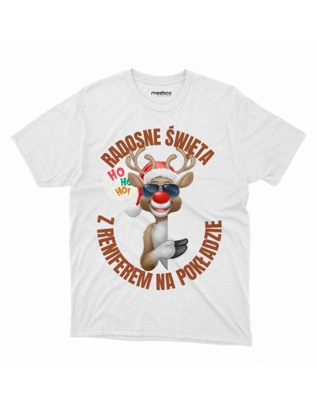 KOSZULKA DZIECIĘCA Radosne święta renifer