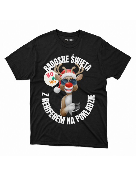 KOSZULKA DZIECIĘCA Radosne święta renifer