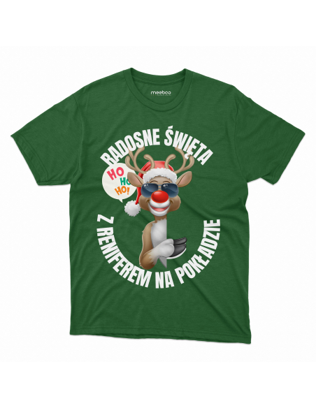 KOSZULKA DZIECIĘCA Radosne święta renifer