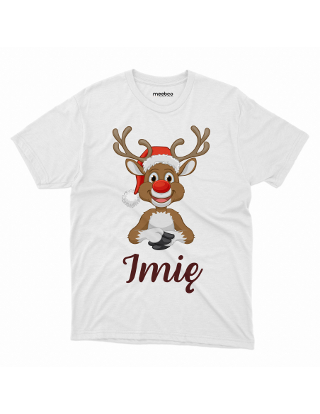 KOSZULKA DZIECIĘCA Reniferek + Twoje imię