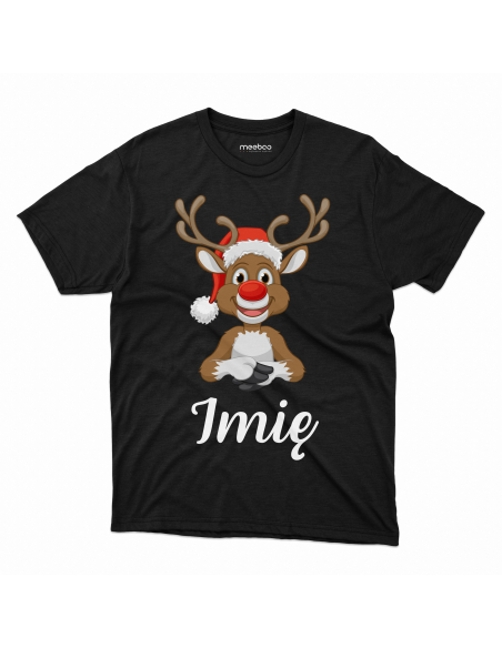 KOSZULKA DZIECIĘCA Reniferek + Twoje imię