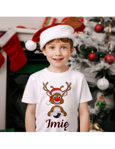 KOSZULKA DZIECIĘCA Reniferek + Twoje...