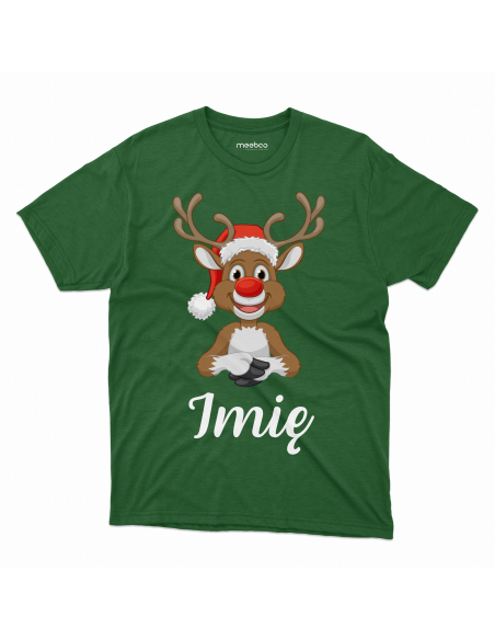 KOSZULKA DZIECIĘCA Reniferek + Twoje imię