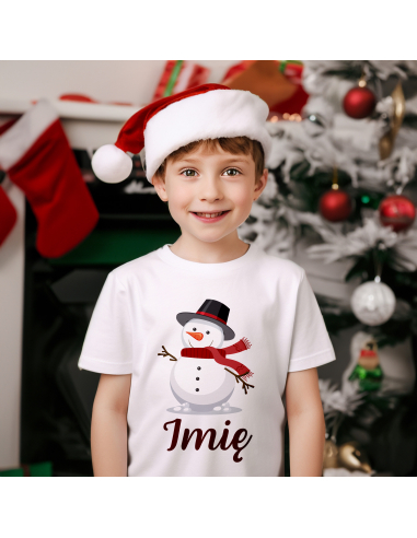 KOSZULKA DZIECIĘCA Bałwanek + Twoje imię