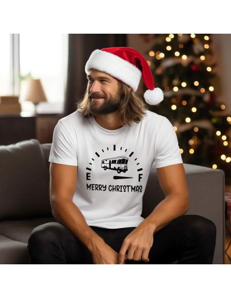 KOSZULKA MĘSKA Merry Christmas paliwo