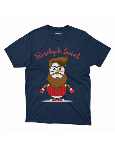 KOSZULKA MĘSKA Wesołych świąt bałwan...