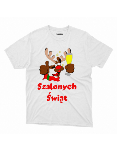 KOSZULKA MĘSKA Szalonych świąt