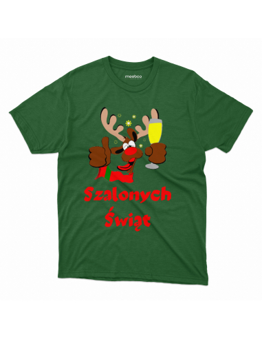 KOSZULKA MĘSKA Szalonych świąt
