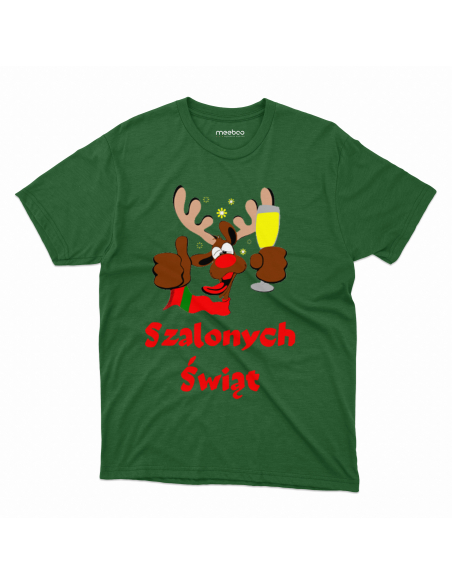 KOSZULKA MĘSKA Szalonych świąt