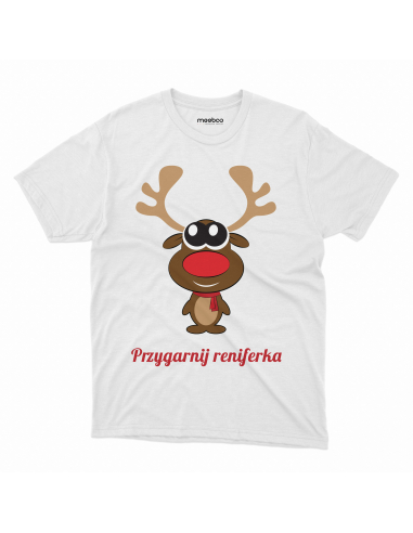 KOSZULKA MĘSKA Przygarnij reniferka