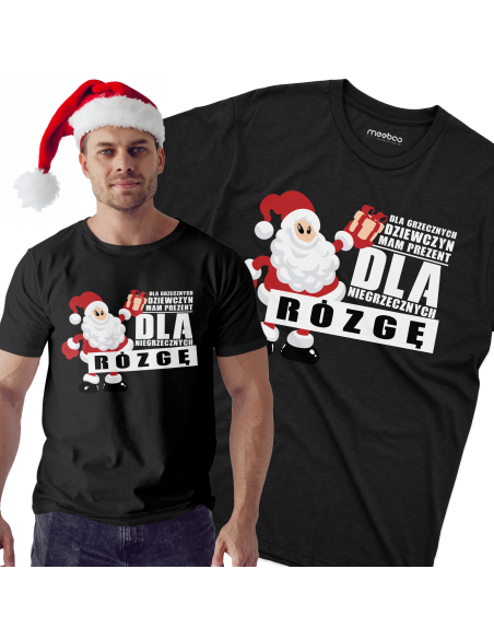 KOSZULKA MĘSKA Dla niegrzecznych dziewczyn rózga