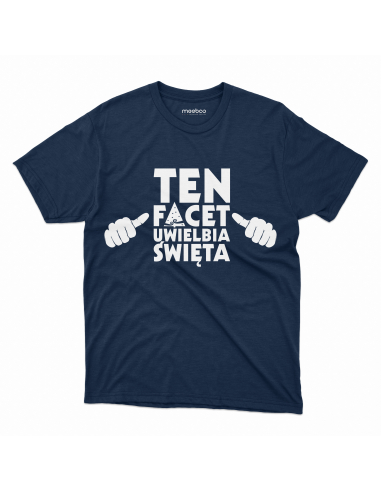 KOSZULKA MĘSKA Ten facet uwielbia święta