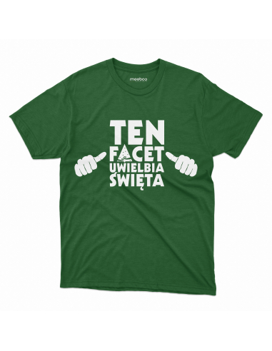 KOSZULKA MĘSKA Ten facet uwielbia święta