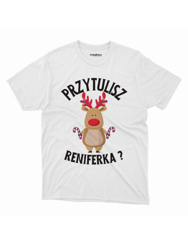 KOSZULKA MĘSKA Przytulisz reniferka
