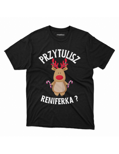 KOSZULKA MĘSKA Przytulisz reniferka